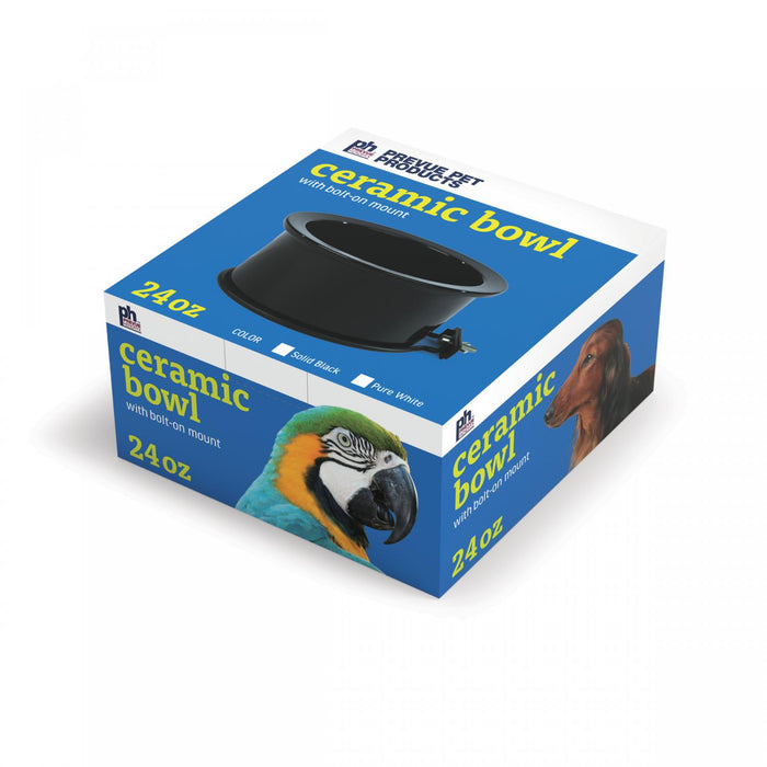 Prevue Pet Products Ceramic Crock with Screw Attachment, Assorted Colors