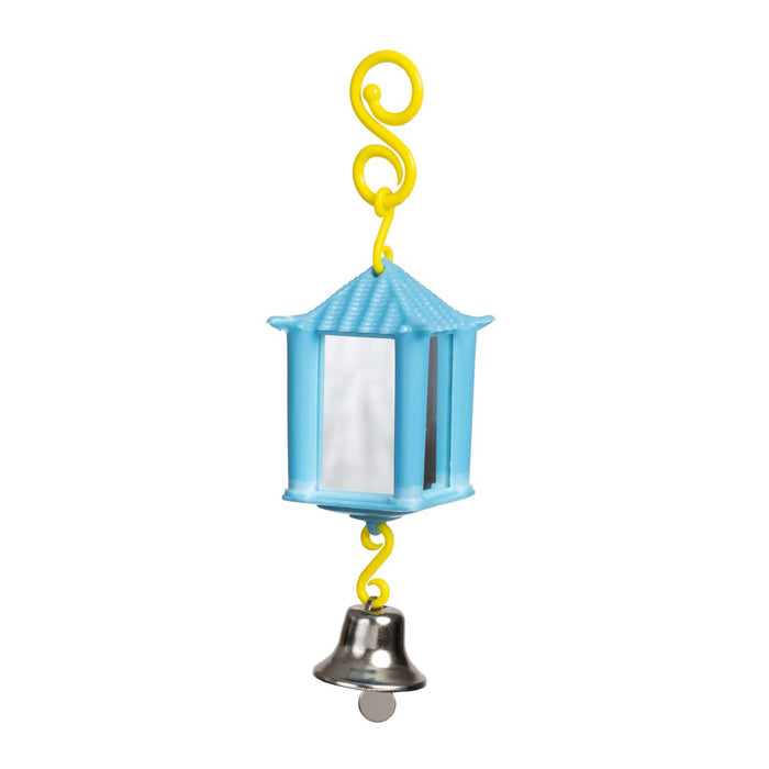 Prevue Pet Products Birdie Basics Lantern Mirror Bird Toy, Assorted Colors