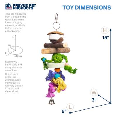 Prevue Pet Products Playfuls Mineral Bird Toy