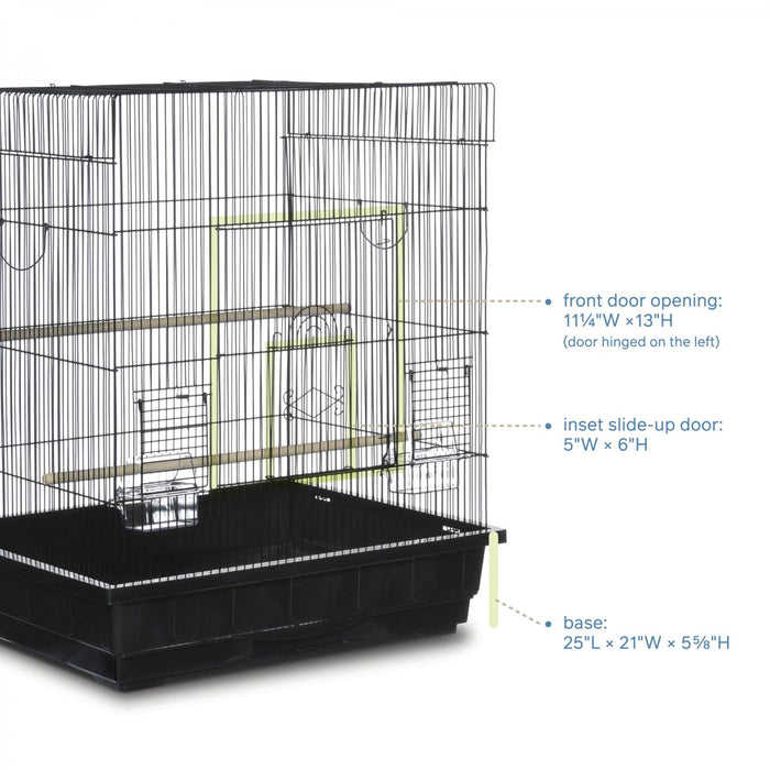 Prevue Pet Products Keet/Tiel Square Roof Bird Cage