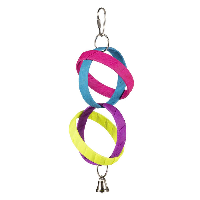 Prevue Pet Products Tropical Teasers Sisal Hoops Bird Toy