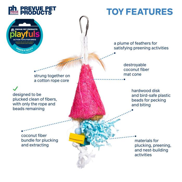Prevue Pet Products Tropical Teasers Firecracker Bird Toy