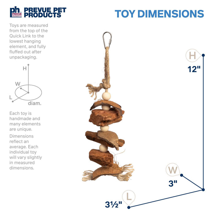 Prevue Pet Products Naturals Mangrove Bird Toy, Earth Tone Brown