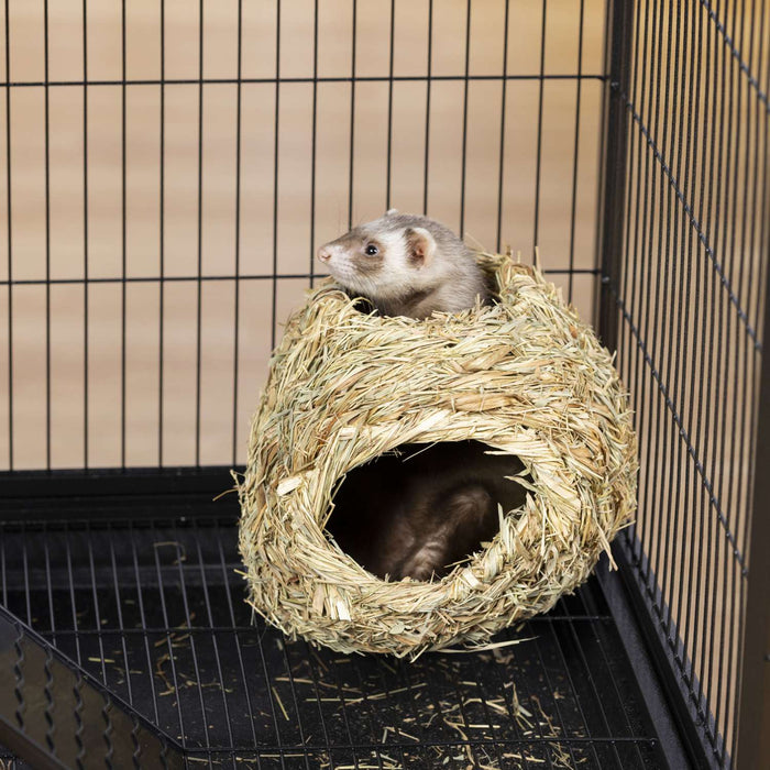 Prevue Pet Products Nature's Hideaway Grass Ball for Small Animals