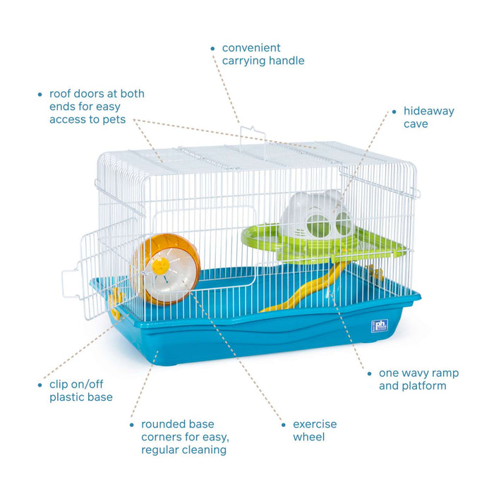 Prevue Pet Products Hamster Haven Large, Blue
