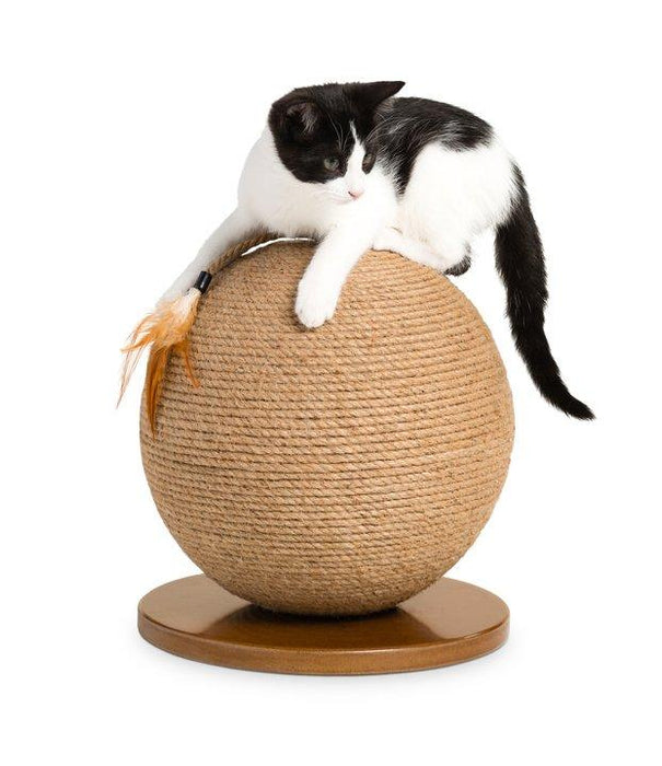 Prevue Pet Products Kitty Power Paws Sphere Scratching Post, 13" H