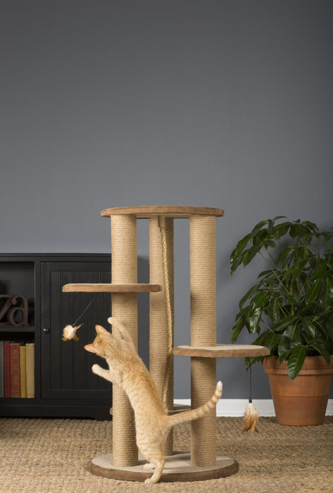 Prevue Pet Products Kitty Power Paws Multi-Tier Cat Scratching Post, 37" H