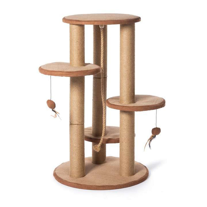 Prevue Pet Products Kitty Power Paws Multi-Tier Cat Scratching Post, 37" H