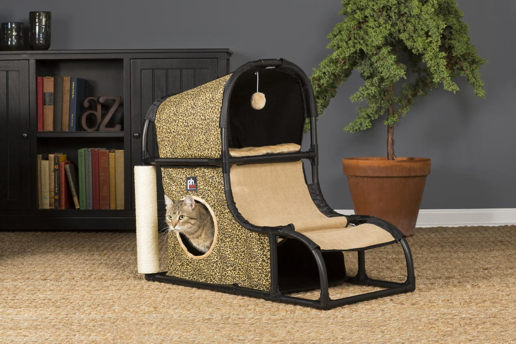 Prevue Pet Products Catville Loft, Leopard Print