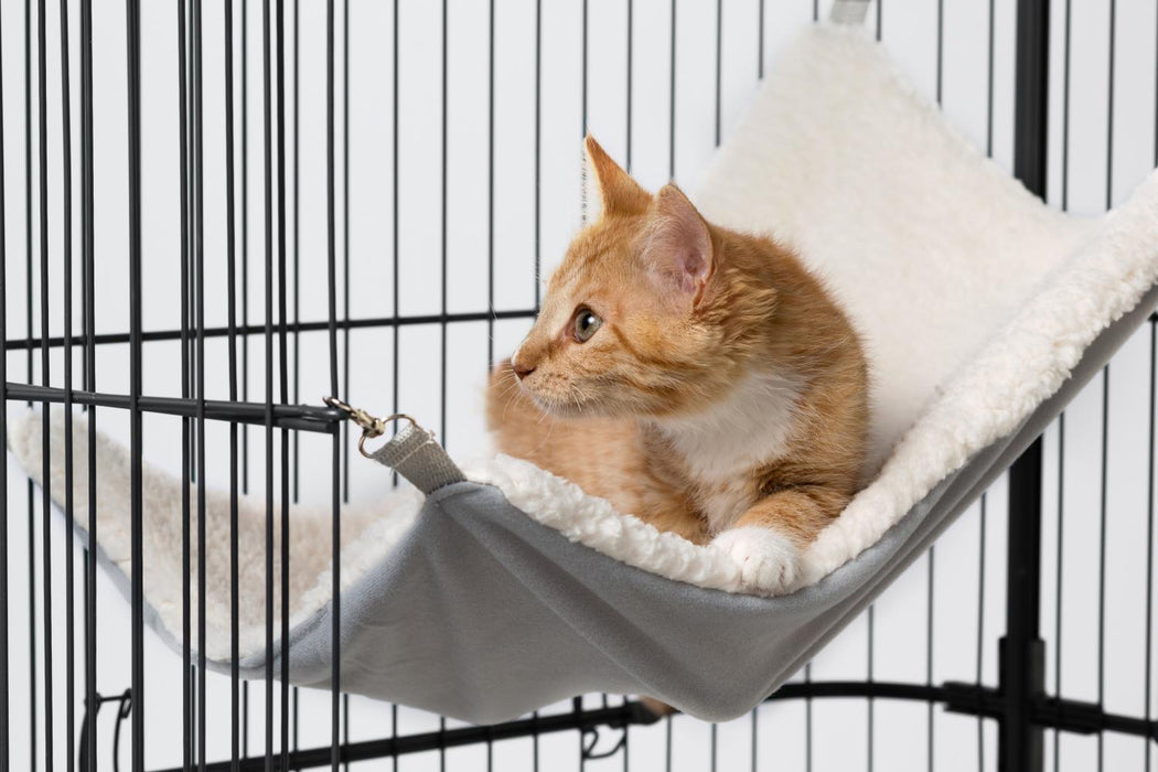 Prevue Pet Products Premium Cat Home with Four Levels, Black