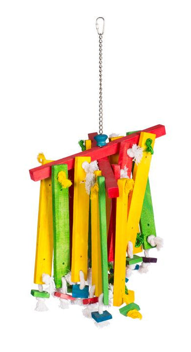 Prevue Pet Products Bodacious Bites Wood Chimes Bird Toy