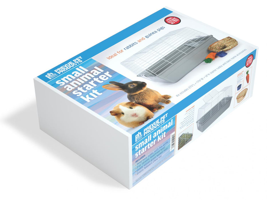 Prevue Pet Products Bella Rabbit Cage Kit, Gray
