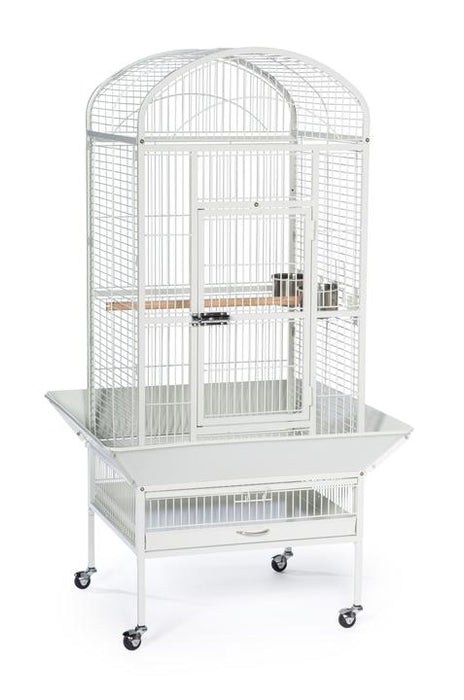 Prevue Pet Products Medium Dome Top Cage, Chalk White