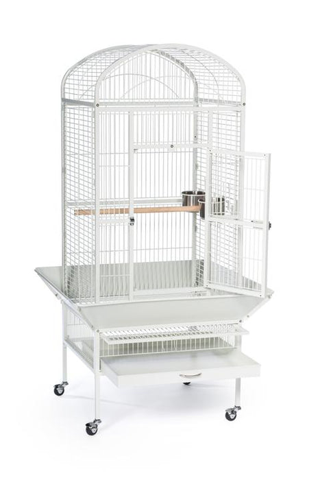 Prevue Pet Products Medium Dome Top Cage, Chalk White