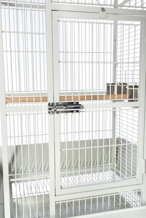 Prevue Pet Products Medium Dome Top Cage, Chalk White