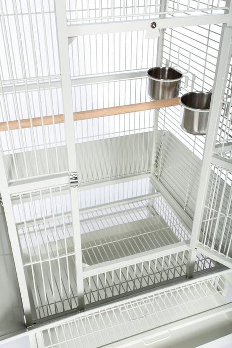 Prevue Pet Products Medium Dome Top Cage, Chalk White