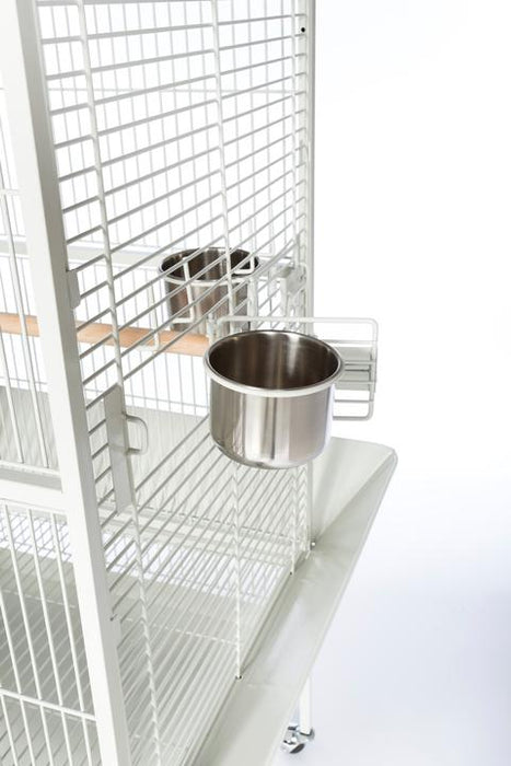 Prevue Pet Products Medium Dome Top Cage, Chalk White