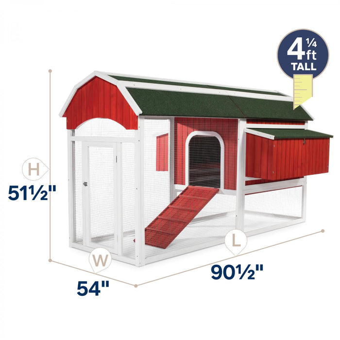 Prevue Pet Products Deluxe Double Nest Chicken Breeding Coop