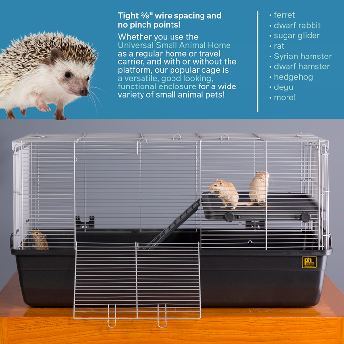 Prevue Pet Products Small Animal Home Universal / Cottage, Dark Gray