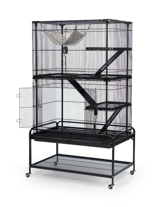 Prevue Pet Products Deluxe Critter Cage for Small Animals, Black