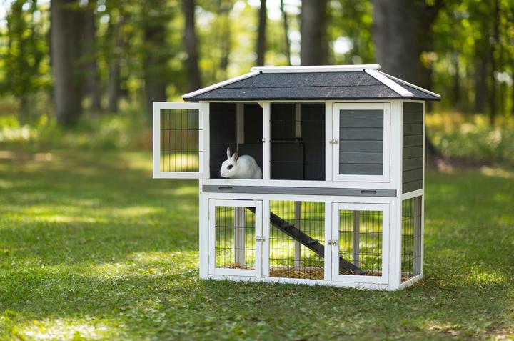 Prevue Pet Products Rabbit Breeding Hutch Duplex