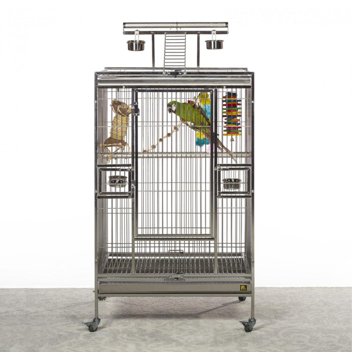 Prevue Pet Products Stainless Steel Playtop Home