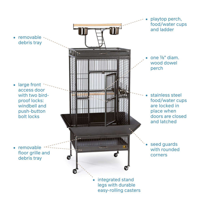 Prevue Pet Products Playtop 24" Bird Home