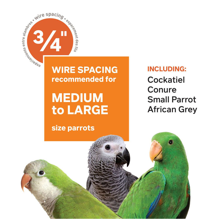 Prevue Pet Products Playtop 24" Bird Home