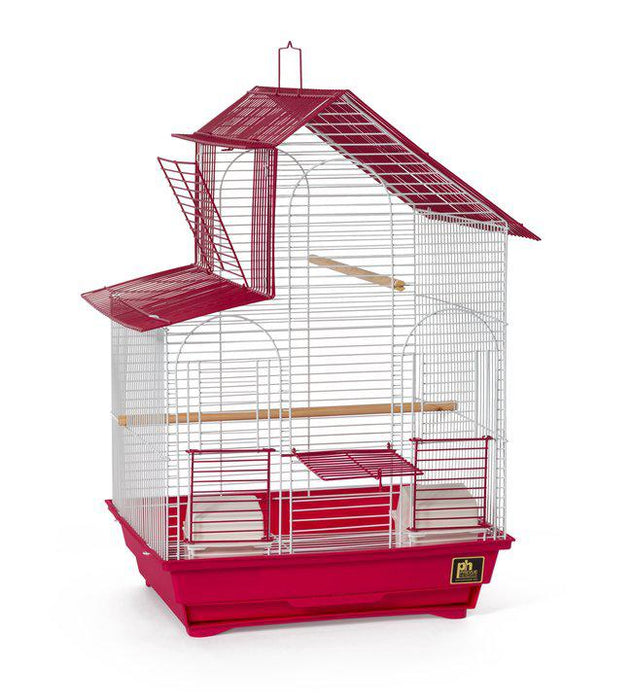 Prevue Pet Products Parakeet House Top Roof Bird Cage