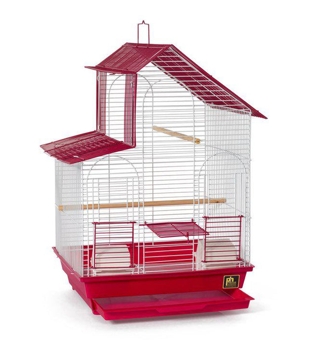 Prevue Pet Products Parakeet House Top Roof Bird Cage