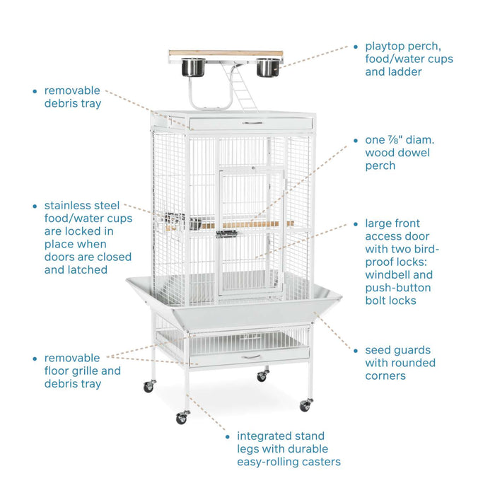 Prevue Pet Products Playtop 24" Bird Home