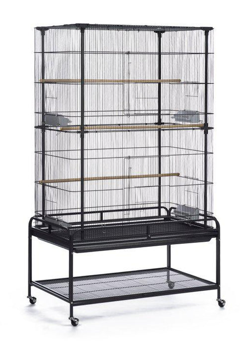 Prevue Pet Products Playtop Flight Cage with Stand, Black