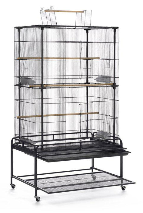 Prevue Pet Products Playtop Flight Cage with Stand, Black