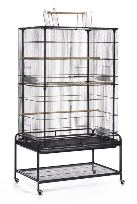 Prevue Pet Products Playtop Flight Cage with Stand, Black