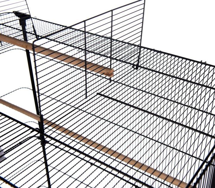 Prevue Pet Products Playtop Flight Cage with Stand, Black