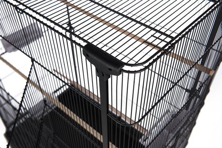 Prevue Pet Products Playtop Flight Cage with Stand, Black