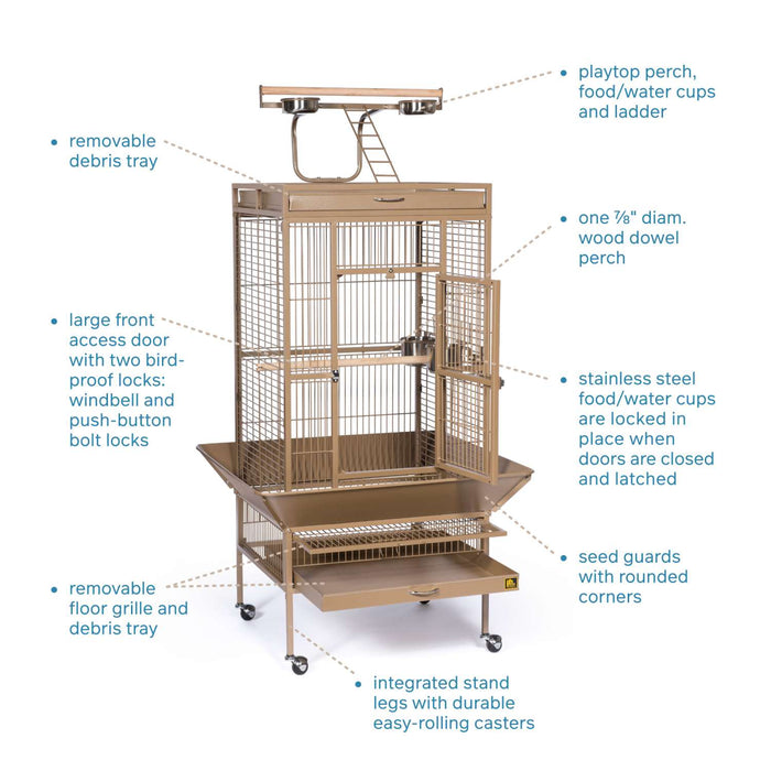 Prevue Pet Products Playtop 24" Bird Home