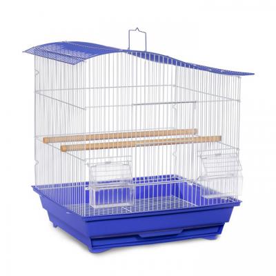 Prevue Pet Products Soho Wave Top Roof Cockatiel Cage, Blue & White