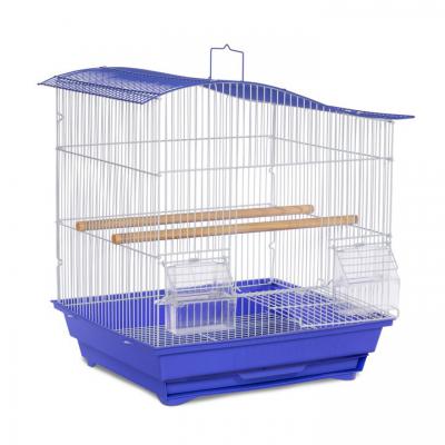 Prevue Pet Products Soho Wave Top Roof Cockatiel Cage, Blue & White