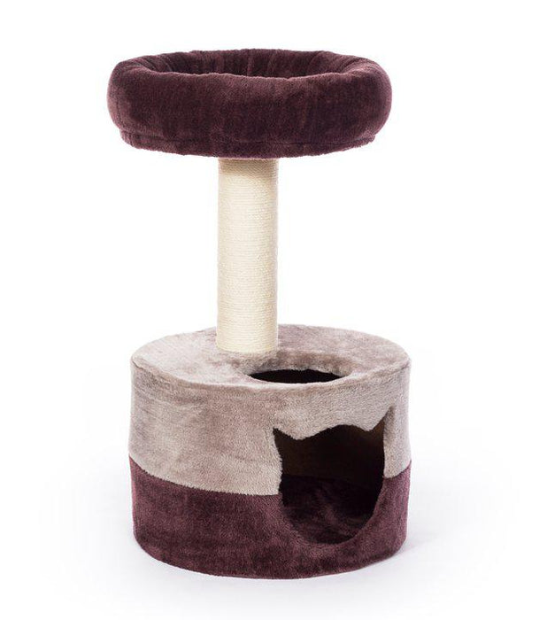 Prevue Pet Products Kitty King Cat Tree, Plum & Gray