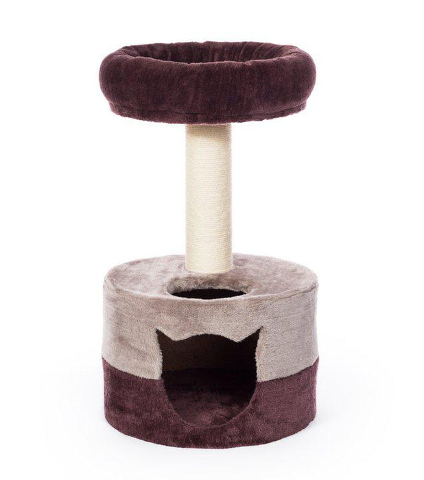 Prevue Pet Products Kitty King Cat Tree, Plum & Gray