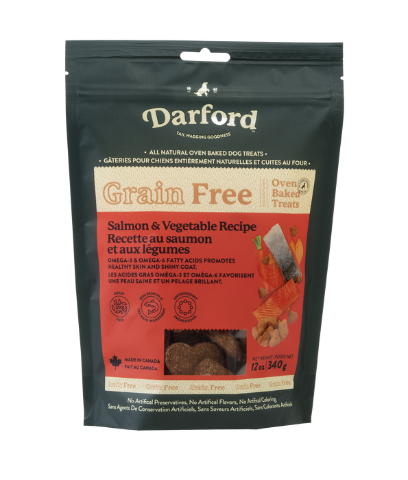 Darford Grain Free Dog Biscuits Salmon Recipe Regular 12 oz