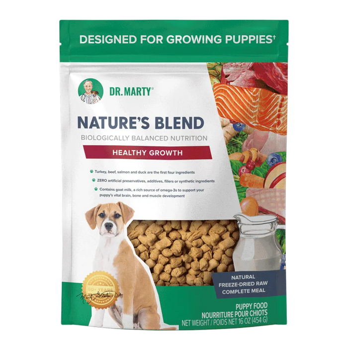 Dr. Marty Nature's Blend for Puppies Freeze Dried Raw Dog Food