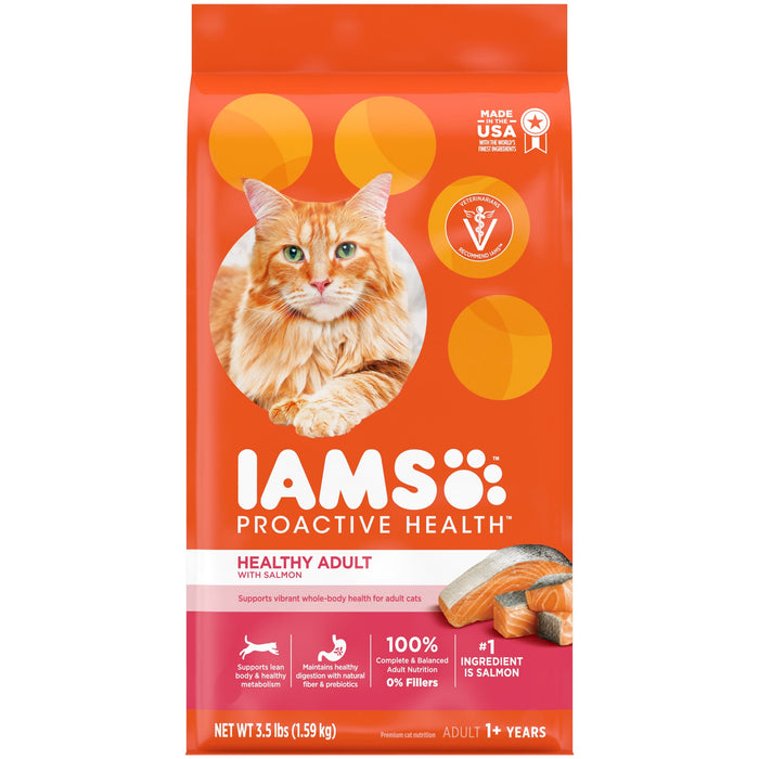 IAMS Proactive Health Adult Dry Cat Food Salmon 3.5lb