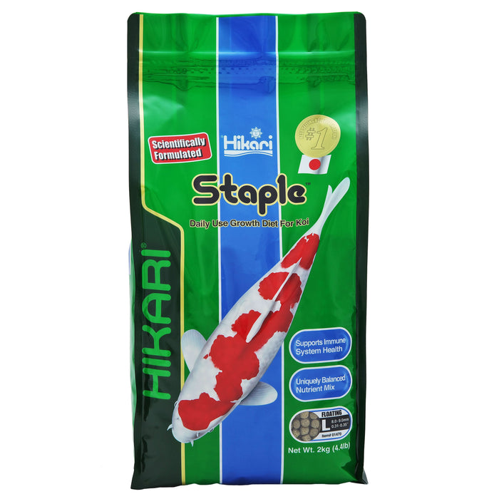 Hikari USA Staple Growth Formula Pellet Fish Food for Koi and Other Pond Fishes 4.4lb LG - Image 2