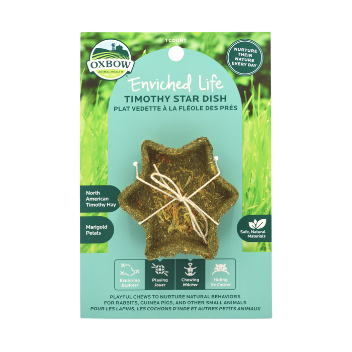 Oxbow Animal Health Enriched Life Timothy Star Dish Small Animal Chew One Size