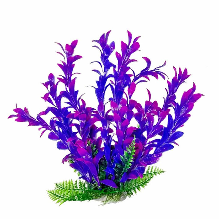 Aquatop Hygro Aquarium Plant with Weighted Base Pink, Purple 6 in