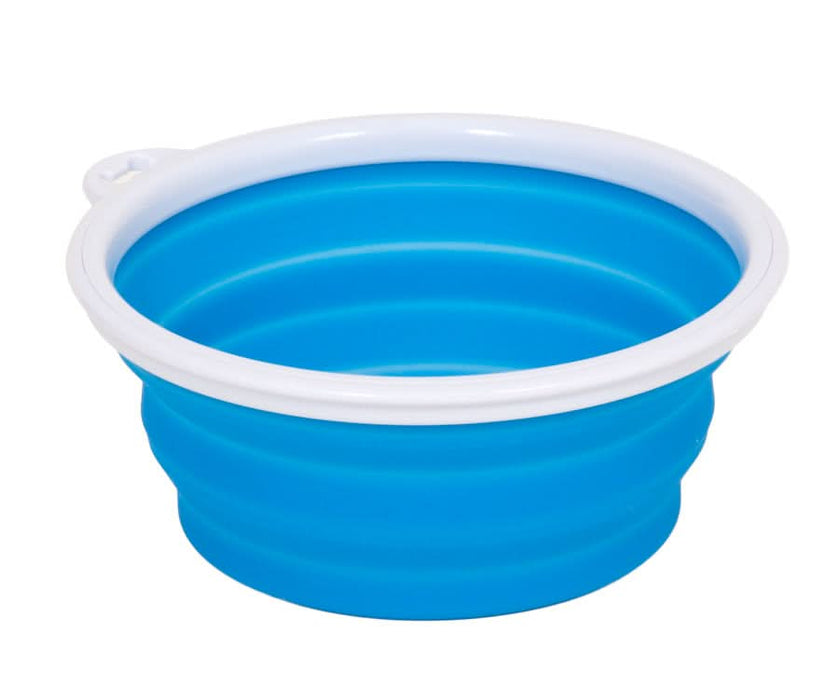 Bamboo Silicone Travel Dog Bowl Assorted, 1ea/3 Cups