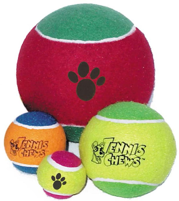 Mammoth Pet Products Tennis Ball Dog Toy Assorted XL 6in