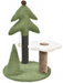 Max & Marlow Forest Pine and Flower Scratching Post 26in - Image 2